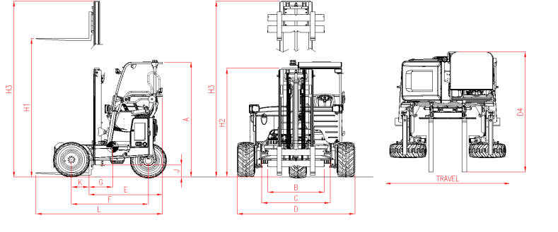 XE NÂNG GẮN TẢI MOFFET M5 NX