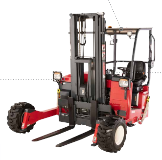 XE NÂNG GẮN XE TẢI MOFFET M4 NX