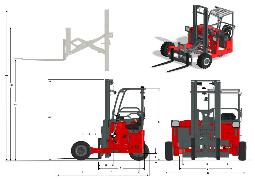 XE NÂNG ĐIỆN MOFFET E4 NX