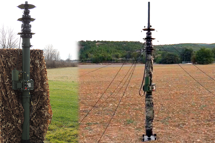 Cột nâng Quick Erecting Antenna Mast (QEAM)