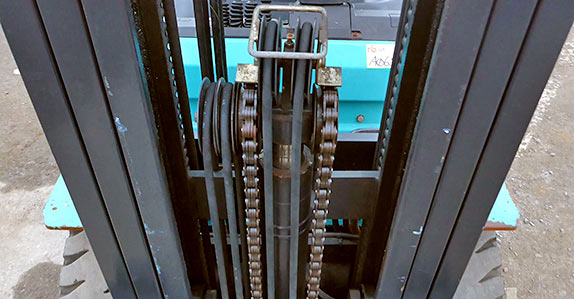 ròng rọc xích con lăn xe nâng