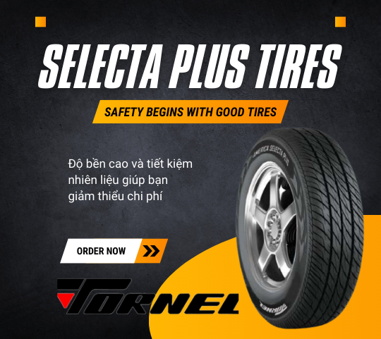 LỐP XE TORNEL AMERICA SELECTA PLUS
